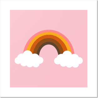 happy rainbow Posters and Art